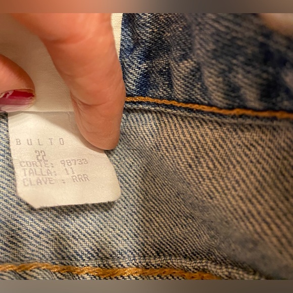 Vintage Y2K Mudd Jeans Flared Leg Raw Hem 00s 90s Retro Size 11. Botton fly - Picture 9 of 12